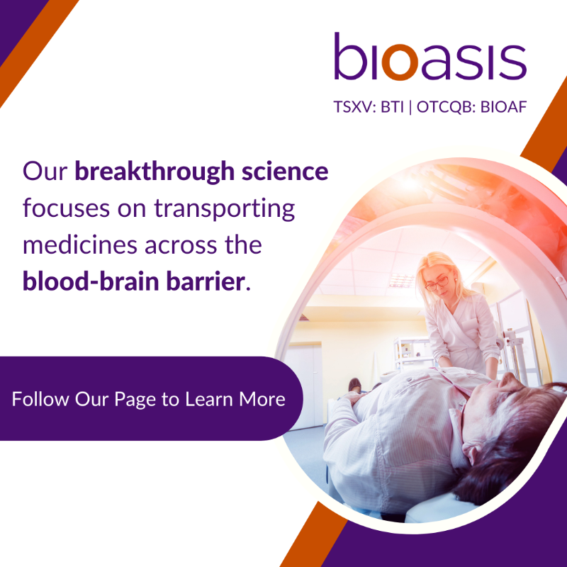 BioasisUS's tweet photo. Neurological disease affects 1.25 billion people worldwide, and the incidence of these disorders is only increasing.

Learn about our company's approach to this issue and how our patented xB3 platform comes into play.