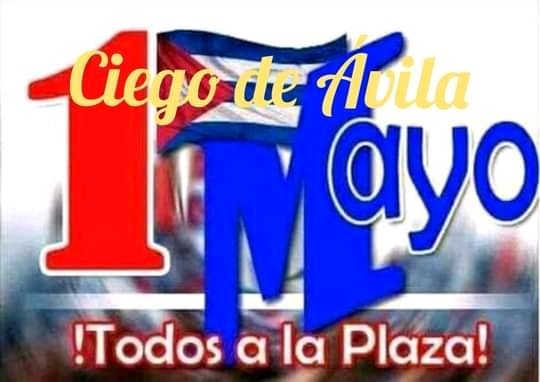 AvilaOnei's tweet photo. 📣Se acerca el #1roDeMayo. #VamosConTodo: creatividad, compromiso, alegría y unidad en este Día Internacional d los Trabajadores. En #CiegodeAvila ¡Todos a la Plaza¡.
#CubaViveYTrabaja #ONEIPresente
#UnidadYContinuidad #LatirAvileño
@yamila_padron @trocha2022 @IzquierdoAlons1 https://t.co/JPZqwJ14Wu