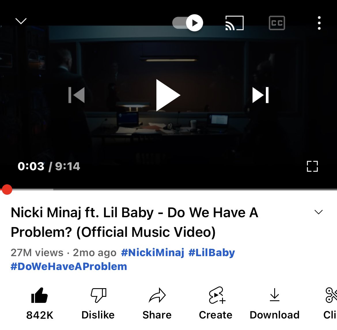 stansqueennick's tweet image. Barbs ! Do We Have A Problem is doing great on radio, has tik tok attention, multiple versions to stream and watch on YouTube ! We can easily get it back up on ITunes. This is a good thing to PUSH !