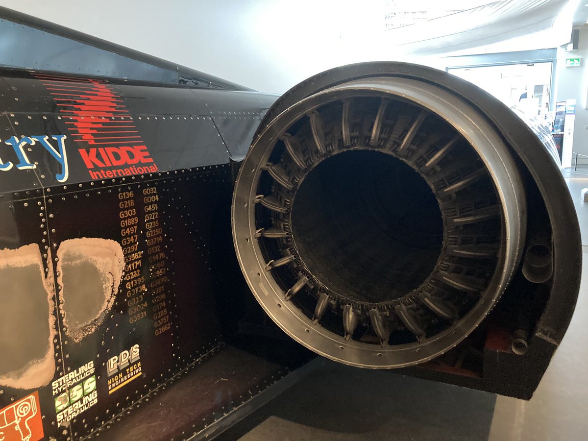 Mrwaterbiscuit's tweet photo. Bonus of an F-4 Phantom Phix today too 😍👍 #ThrustSSC #RollsRoyce #Spey https://t.co/4ulqkZ7fPc