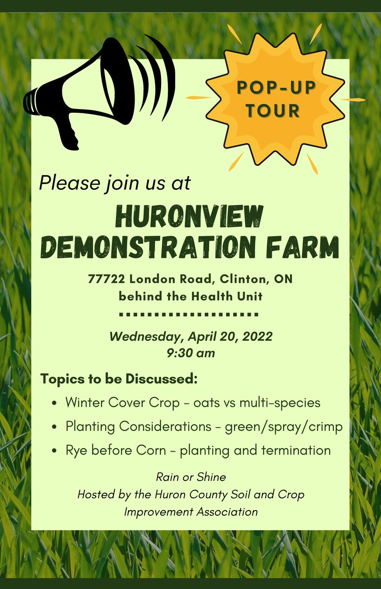 Huron Soil and Crop tweet media