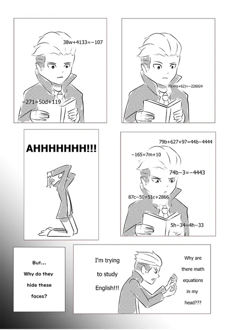 was looking through some files and found a page from my first comic, holy shit was this bad.... 