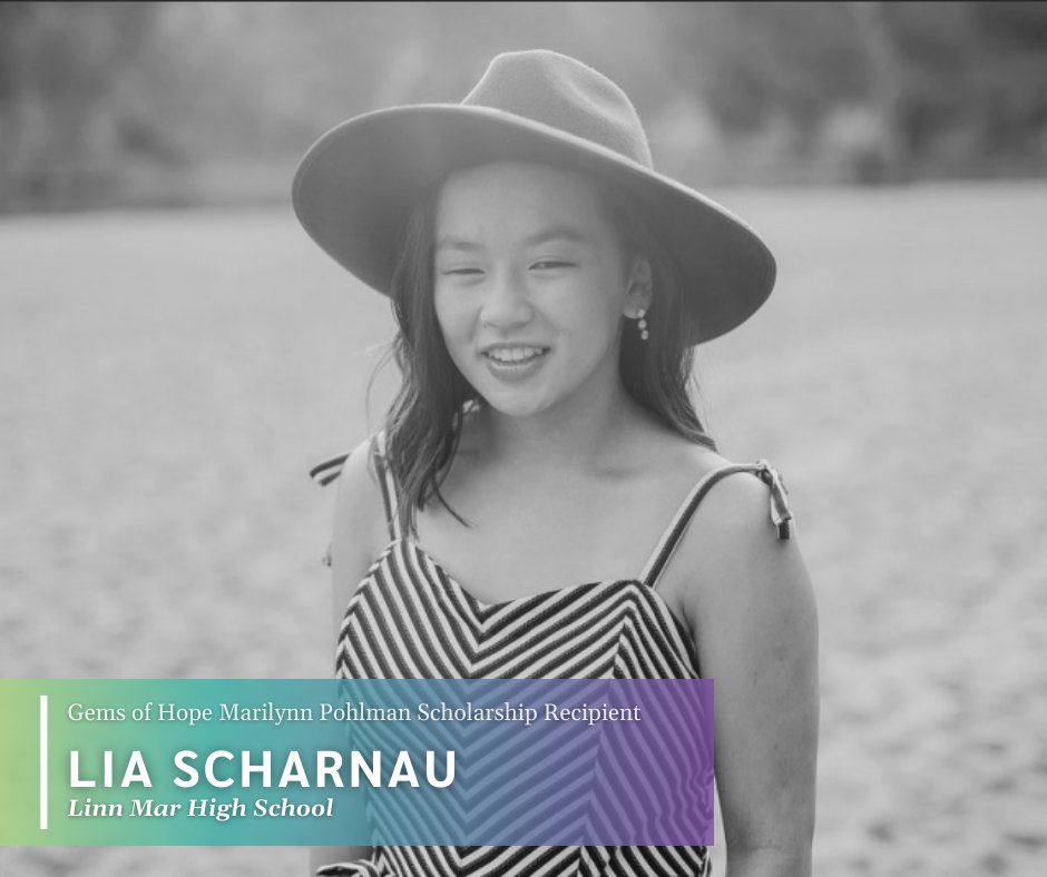 GemsofHopecr's tweet photo. Meet Lia, one of our Gems of Hope Marilynn Pohlman Scholarship recipients!

Lia is graduating from Linn Mar High School and plans to study Biology and Creative Writing at Bowdoin College. Congratulations, Lia! https://t.co/0CR55sggV7