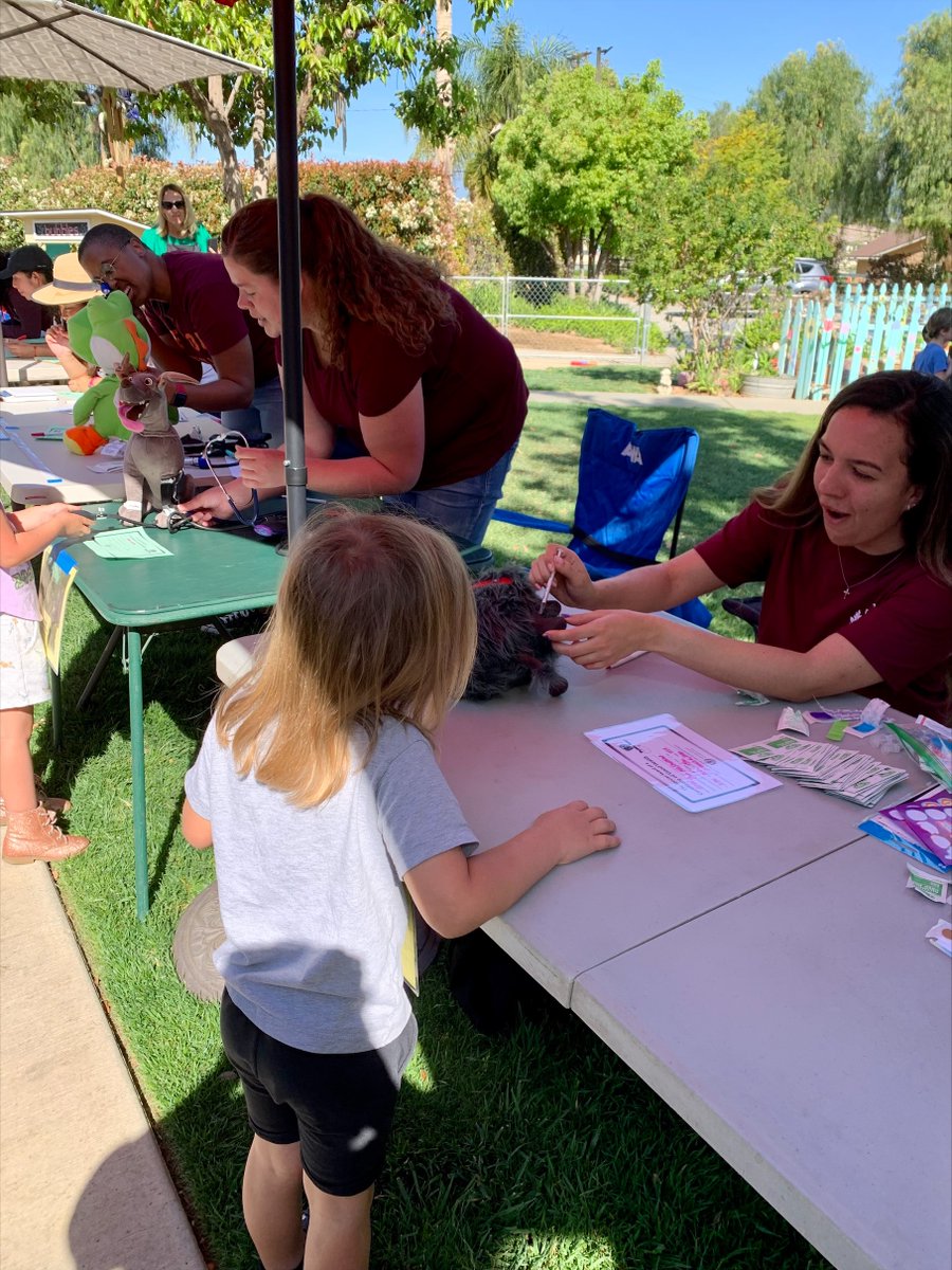 LLUSBH's tweet photo. The children brought their stuffed animals for a pretend doctor visit, where they did medical play and learned about getting their vitals taken, immunizations, and having a finger cast. #lluchildlife #childlifespecialist #ccls (3/3) https://t.co/MEGbBHnR99