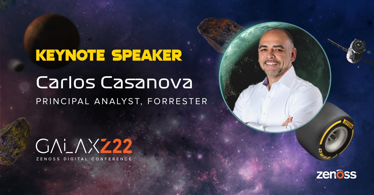 Every year at GalaxZ, we have the opportunity to hear from world-renowned brands, visionaries and technologists. #GalaxZ22 is no different! Carlos Casanova from <a href="/forrester/">Forrester</a> will be a keynote speaker for the Zenoss digital conference. Don't miss out! galaxz.zenoss.com