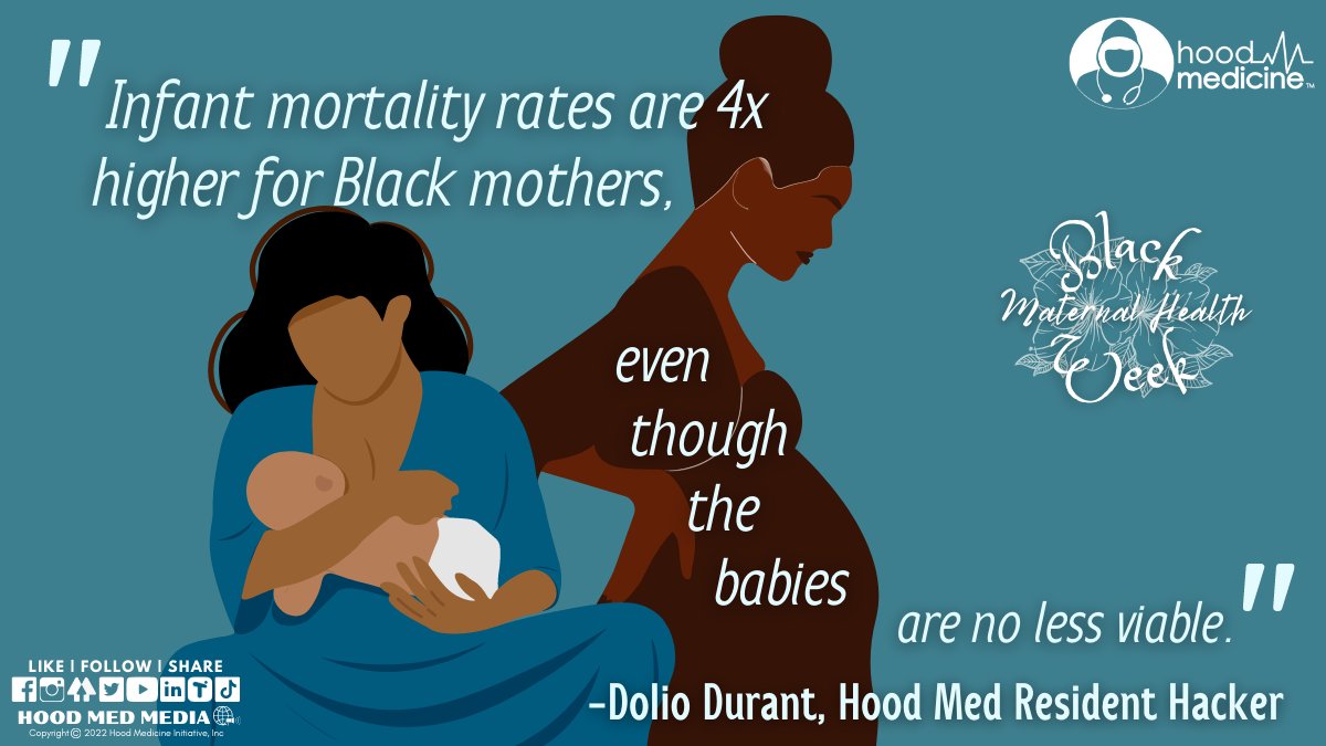 hood_medicine's tweet image. Our Resident Hacker @SleuthMedia couldn't have said it better. From the womb to the tomb, racial bias in medicine plays a huge role in the life expectancy of Black people.

#BlackMaternalHealthWeek
#CompassionInMedicine
#BlackBabiesMatter
#PublicHealthGuerrillas🦍