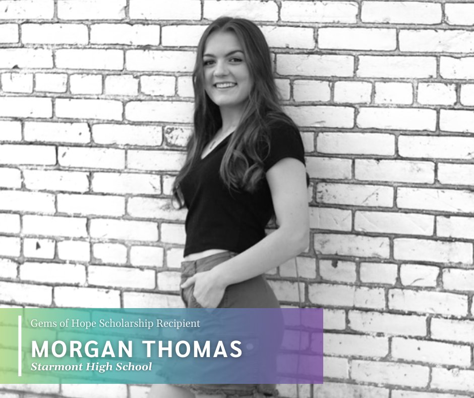 GemsofHopecr's tweet photo. Meet Morgan, one of our Gems of Hope Scholarship recipients!

Morgan is graduating from Starmont High School and plans to study Psychology and Business at Northeast Iowa Community College. Congratulations, Morgan! https://t.co/wRoMbWdx5i