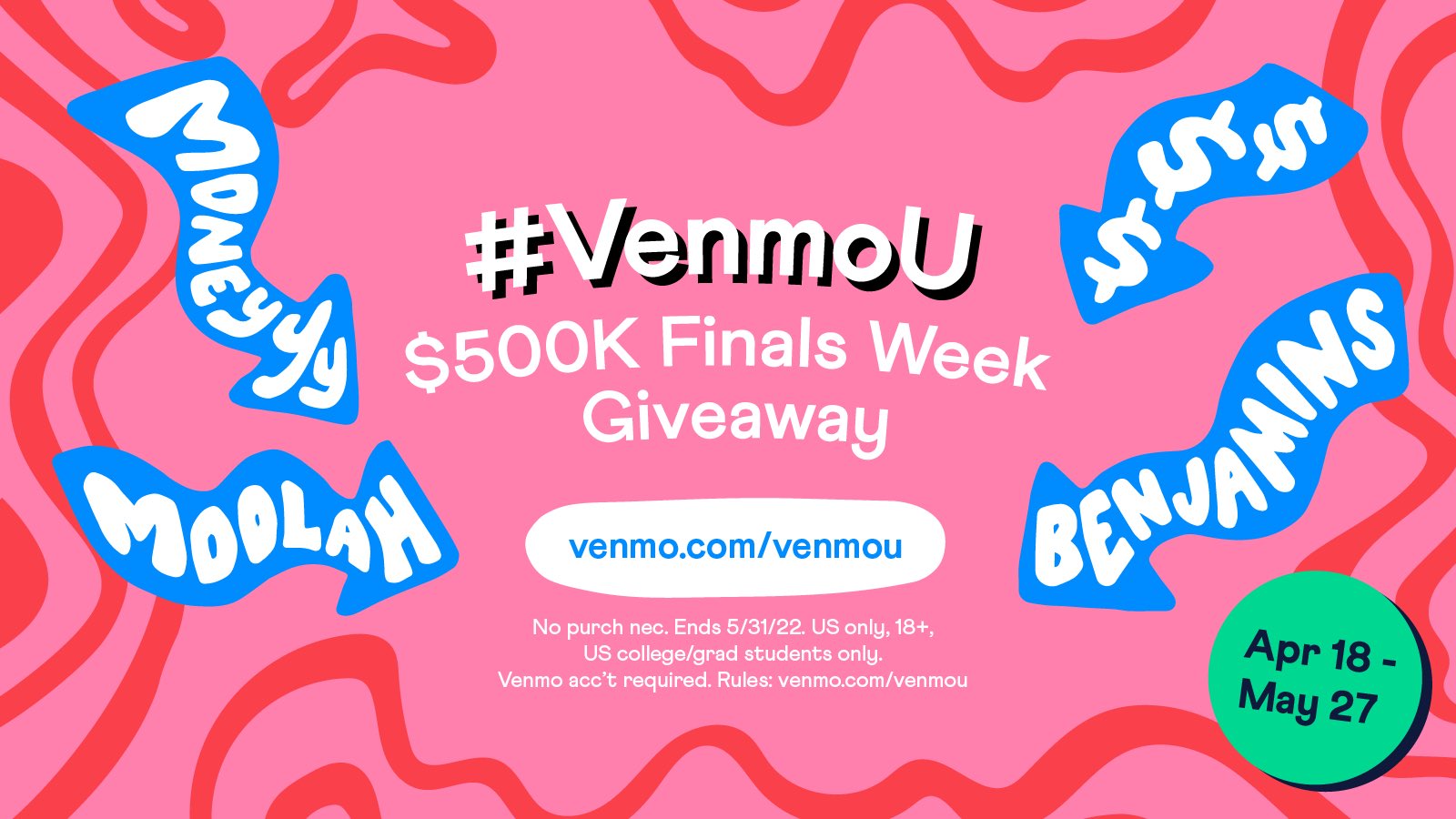 Venmo on Twitter "🗣️ Pencils down! We’re giving out a total of 500K