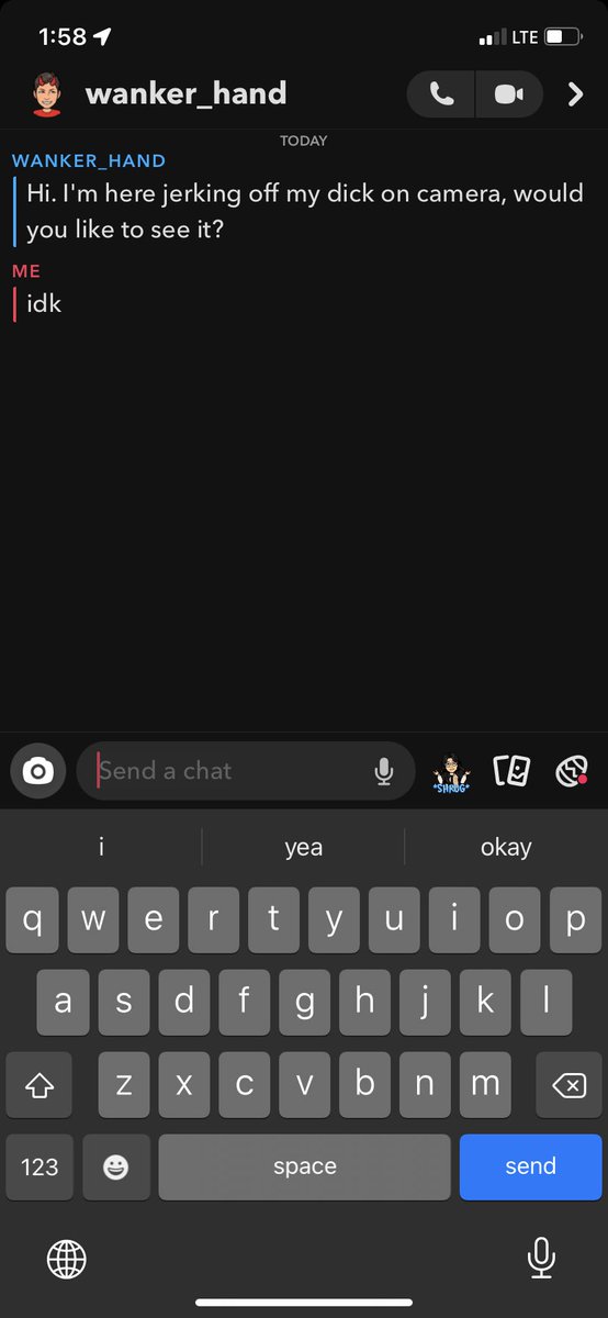 no_kcals_'s tweet photo. i love snapchat https://t.co/e0TWy45Zsq