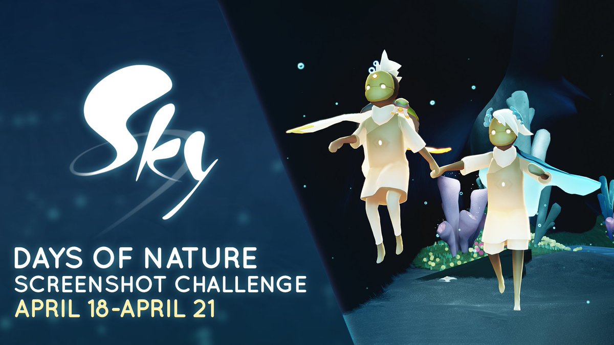 thatskygame's tweet photo. Let the nature photographer in you flourish!

Share your Days of Nature screenshot with the hashtag #SkyDoNChallenge from now until April 21st at 12pm PDT (UTC-7) for a chance to win the Days of Nature turtle cape! 😮

Learn more: https://t.co/nYo4UTbq4L https://t.co/bFrnlK0DRp