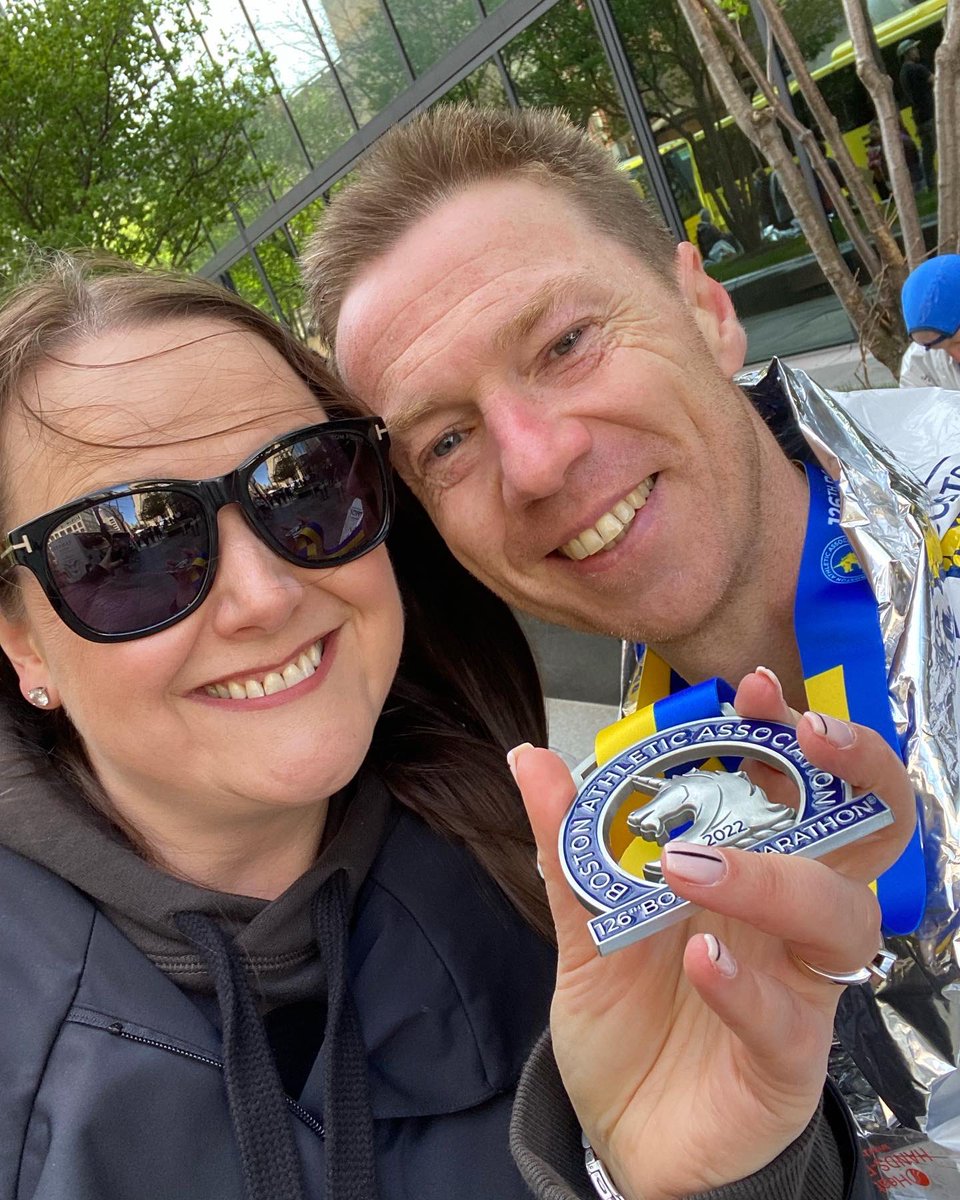 LauraJB08's tweet photo. So proud of this guy completing the @bostonmarathon today! Thanks @BostonParkPlaza for the amazing hospitality! https://t.co/mY01cA0Feh