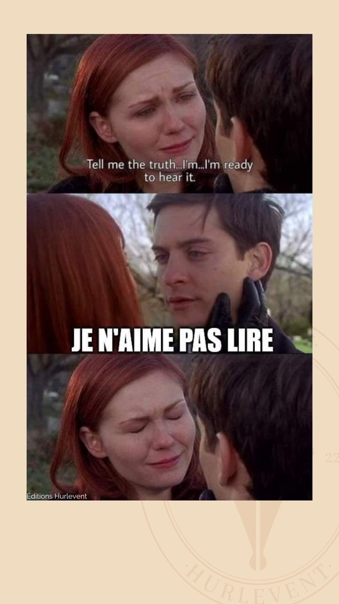 MaisonHurlevent's tweet image. Il n'y a pas pire révélation.

#SpiderMan #lecture #reader