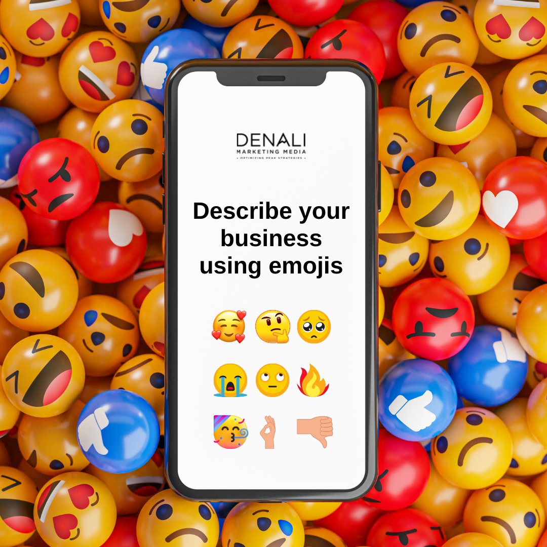 MediaDenali's tweet photo. #QuestionOfTheDay: How would you describe your business with emojis?

We go first: 🛌 🖥️ 🌴 💃 🤳 ☀️ 🛌

Leave a comment below with your answer! 

#socialmedia #socialmediamarketing #marketingdigital #emojis #orlandomarketing #lakemaryfl #florida https://t.co/qFwjNbYFjx
