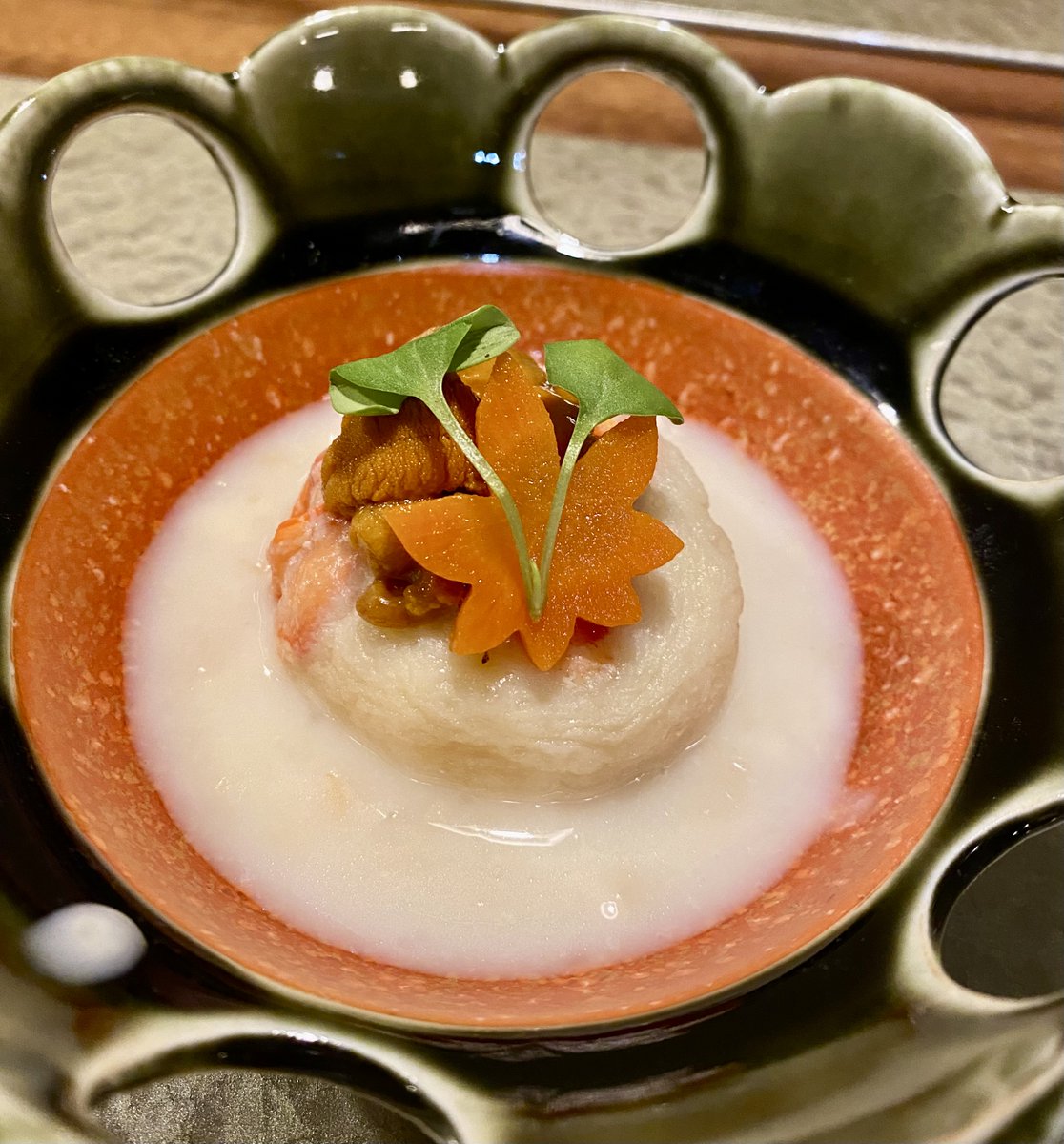 The little things really help tie a dish together at @KaisekiYuzuNFT! 🥕🌱

#Garnish #TooCuteToEat