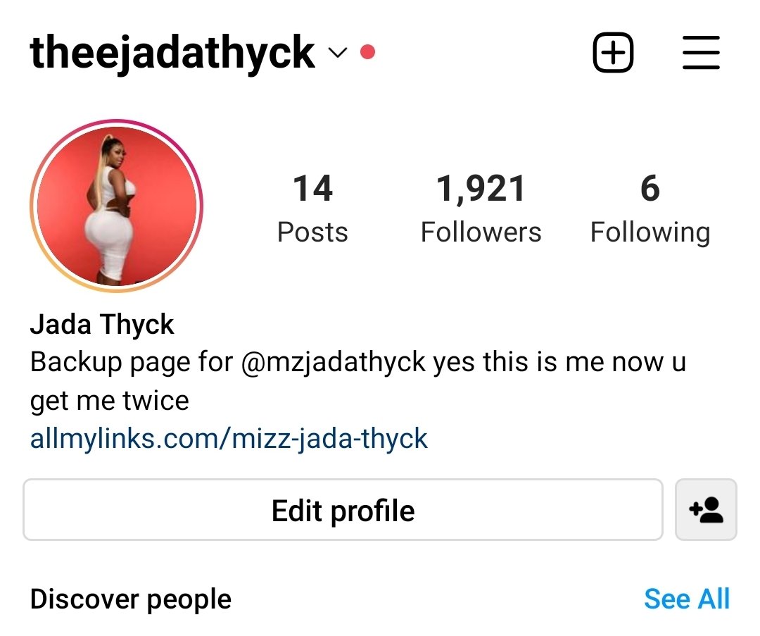 TW Pornstars - Mizz Jada Thyck. Twitter. Another Instagram please follow these mother fu