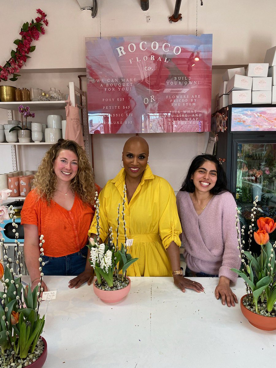 AyannaPressley's tweet photo. Great to be in community at @bow_market in #Somerville, talking with residents &amp; small business owners in the #MA7 to learn how federal relief efforts have helped &amp; what more we can do. https://t.co/nIjDhMkR4c