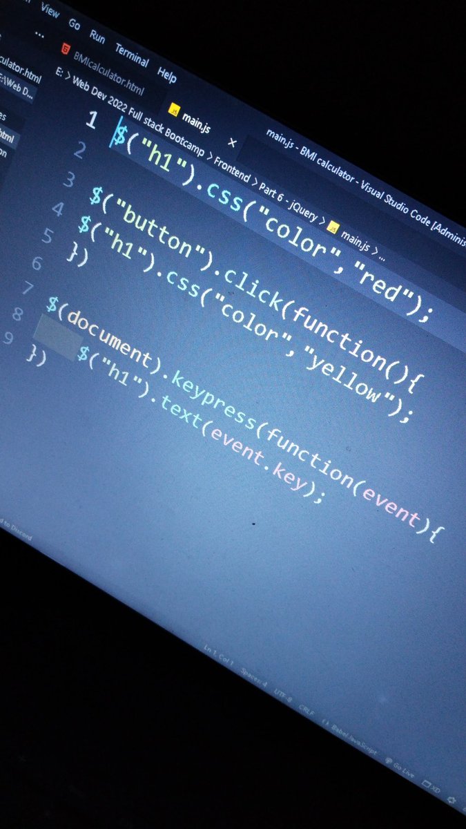 D3VILexeOP's tweet image. Ssup mates,
So this is the Day 10 of #10daysofcode
Today i learnt about Javascripts Library That is jQuery it was interesting and time saving too.
#javascript #jQuery 
#webdevelopment