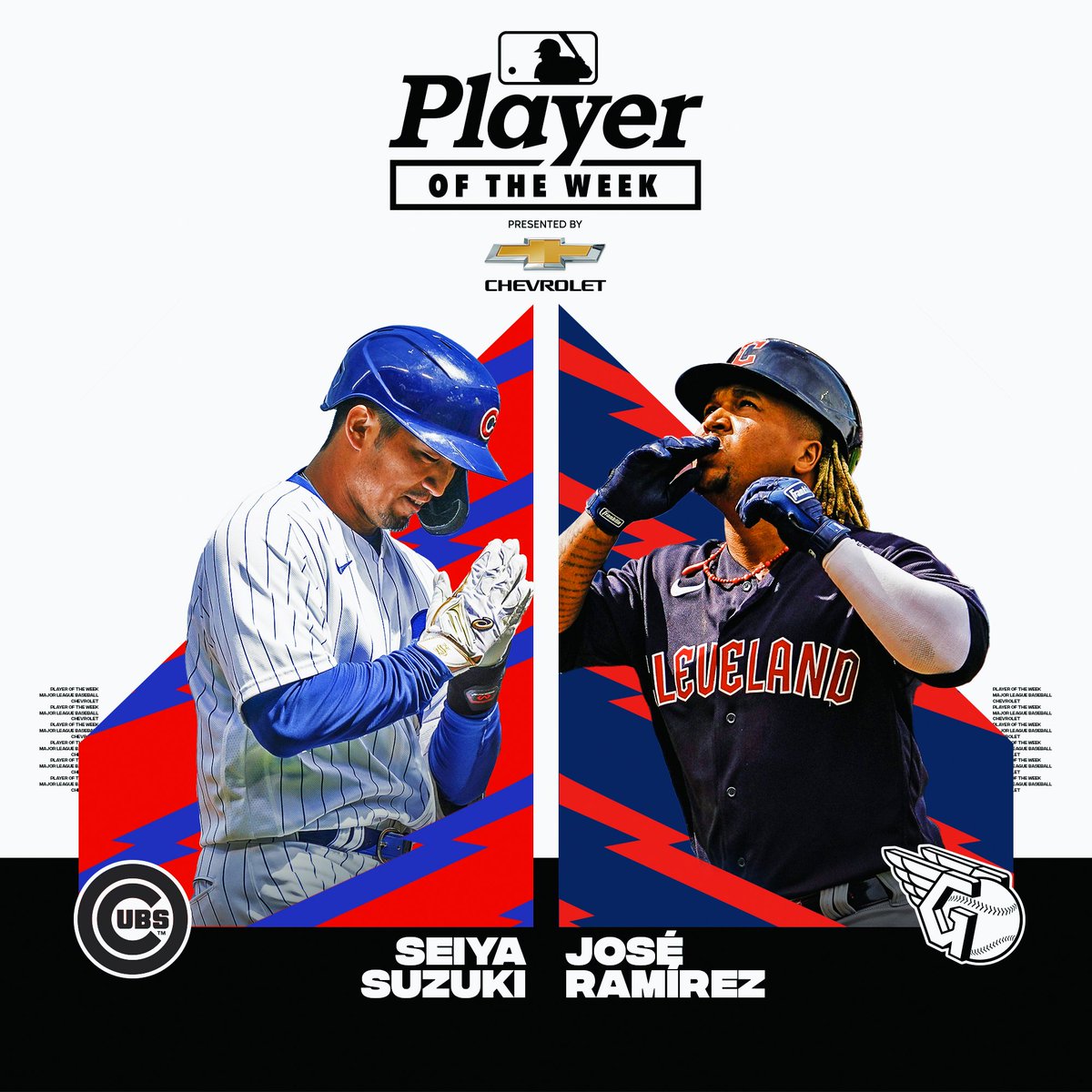 MLB's tweet photo. Seiya Suzuki and @MrLapara have been unstoppable to start the year.

They are your @Chevrolet Players of the Week! https://t.co/t19DEfKdCI