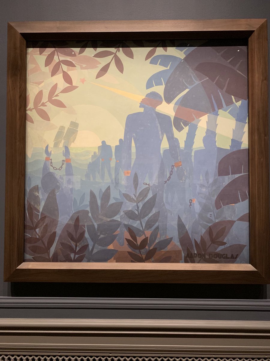 DrEFleming7's tweet photo. Reminded of the #EADJ @Fisk1866 while experiencing #AfroAtlanticHistories @ibrahim_mahama #AaronDouglas #MariaMagdalenaCamposPons https://t.co/yJHDAxYgzU