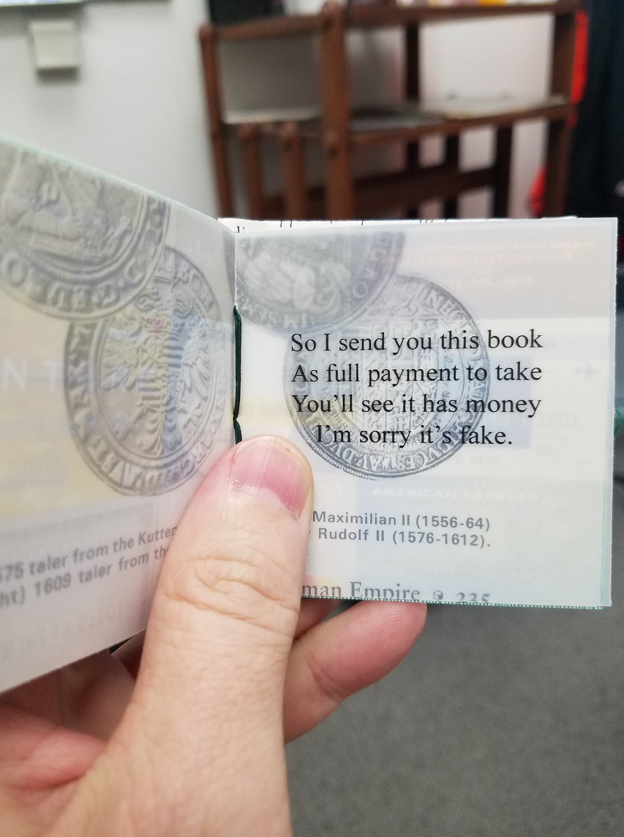 SJSUSpeccoll's tweet photo. In honor of Tax Day, we present Dear IRS, a tiny tome by Ginger Burrell from our collection of artist books. #sjsuspecialcollections #sjsulibrary #artistbook #taxday https://t.co/VuKtHm3qtO