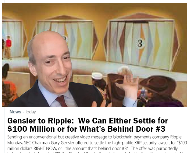 XRP_Productions's tweet photo. 💥 BREAKING EXCLUSIVE NEWS 💥

Gensler makes settlement offer to Ripple!!!

😮😮😮😮😮

#XRP #XRPtheStandard #SECvsRipple https://t.co/ulpenVW3dC