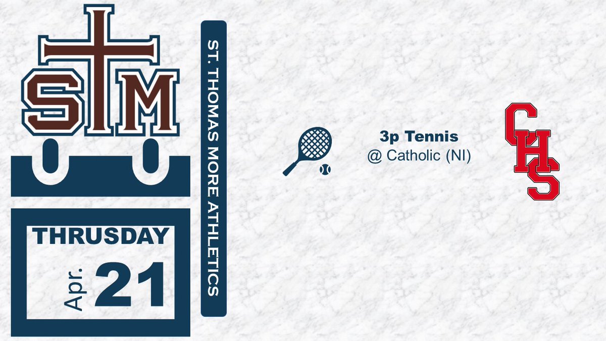 Game Day Alert:
- <a href="/STMCougarTennis/">STM Cougar Tennis</a> goes to <a href="/GeauxBigRed/">CHS Athletics</a>