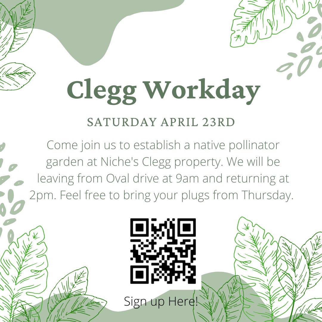 Purdue_ESC's tweet photo. Clegg Workday:
Come join us this Saturday from 9am-2pm at Niche's Clegg property. We will be establishing a native pollinator garden. Hope to see you there! https://t.co/i2knbxcQ3r