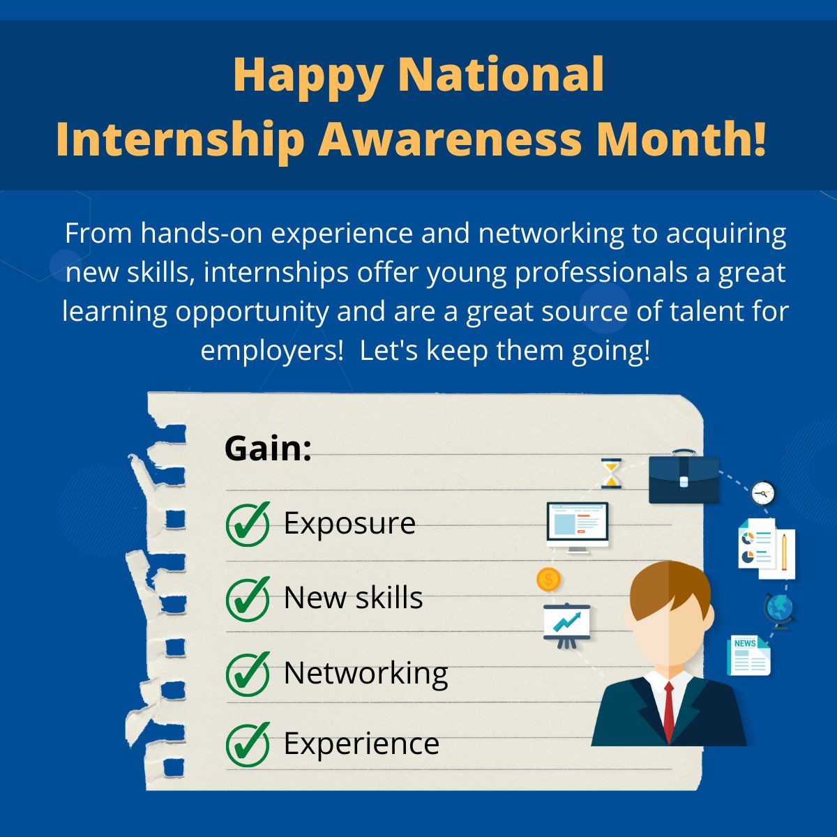 Happy Intern Awareness month!😀

Just a quick shout-out to all the current interns trying to grow, learn, and find their passion in life. Keep it up!

#interns #employment #experience #talent #growth #IBM