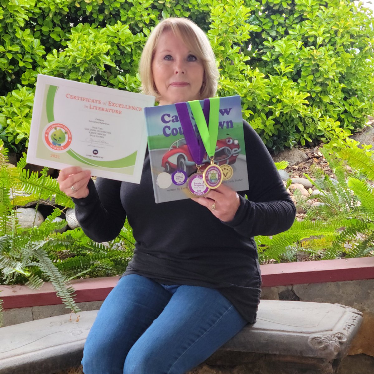 KCmonkeybug's tweet photo. Thank you Story Monster for awarding CAR SHOW COUNTDOWN with the Story Monster Approved seal. #jackfoster #storymonster #picturebook #classiccars #halopublishing #educationalpicturebooks #kidlit #amwriting https://t.co/1qdmAyugJy