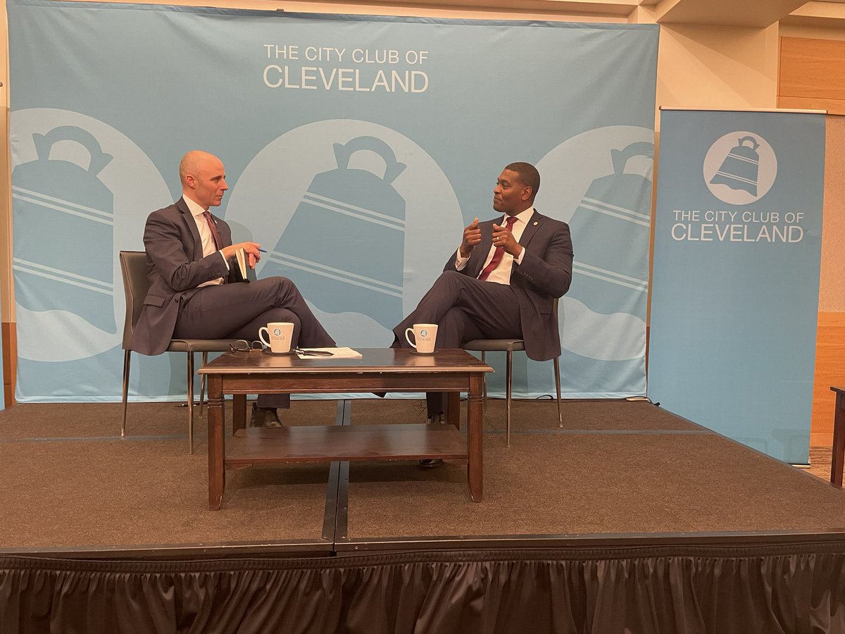 It’s not often my week kicks off meeting the Administrator of the U.S. EPA!  Michael Regan was phenomenal this afternoon and provided great insight into how he is leading the EPA to advance Great Lakes restoration and more! Thanks @TheCityClub and @neorsd #stateofthegreatlakes