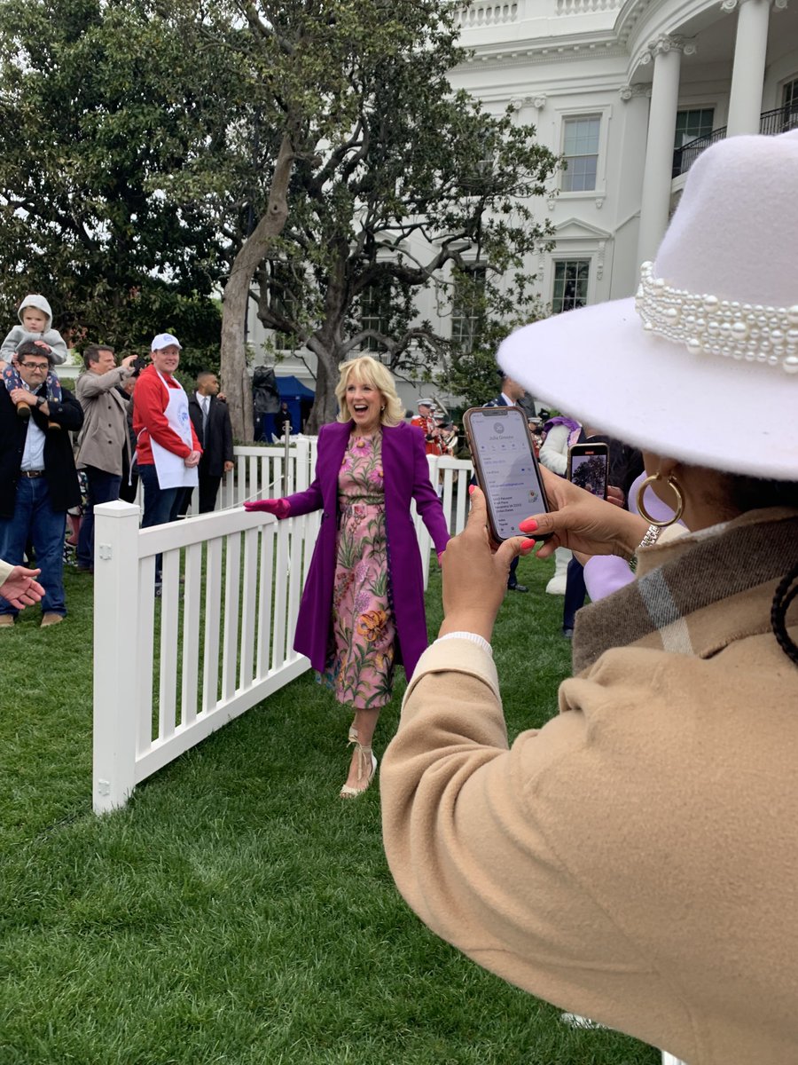 JaneHopeTX's tweet photo. My family &amp; I had the privilege of attending the White House Egg Roll.

Many doubted Dems could win back the White House. I'm proud to have played a part in helping elect President Biden &amp; VP Harris.

So much progress has been won &amp; what's next to come leaves me so hopeful! https://t.co/frLsmfOkSA
