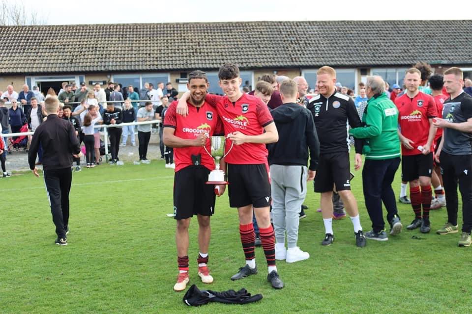nick_crane45's tweet photo. What a season, first year of mens football, some feeling to finish it off with promotion with the boys⚽️@golcarunited https://t.co/O39sCY4If9