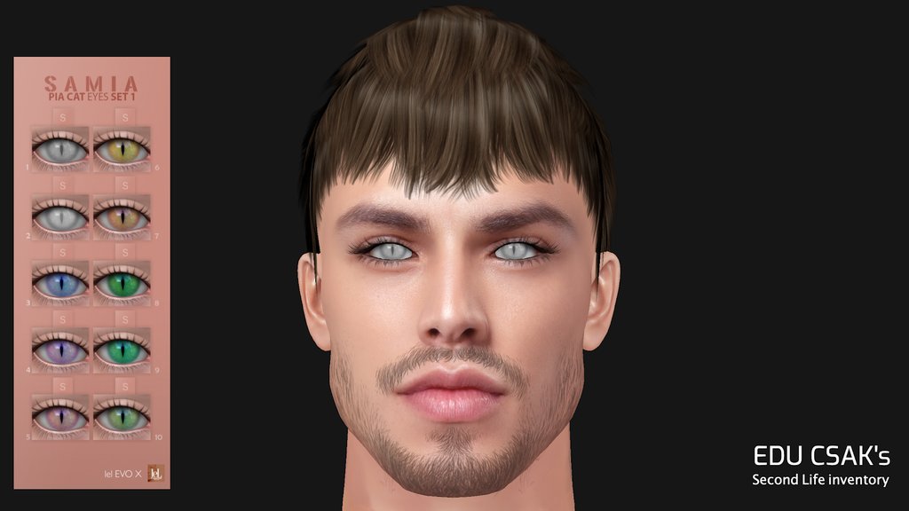 EduCsak's tweet photo. EYES / SAMIA / PIA CAT LELUTKA EVOX EYES SET 1
Check all pics for this set in HD at https://t.co/IxjiZlsvyu
#applier, #cat, #eyes, #lelutkaevolutionx, #samia, #secondlife https://t.co/raStix0gQN