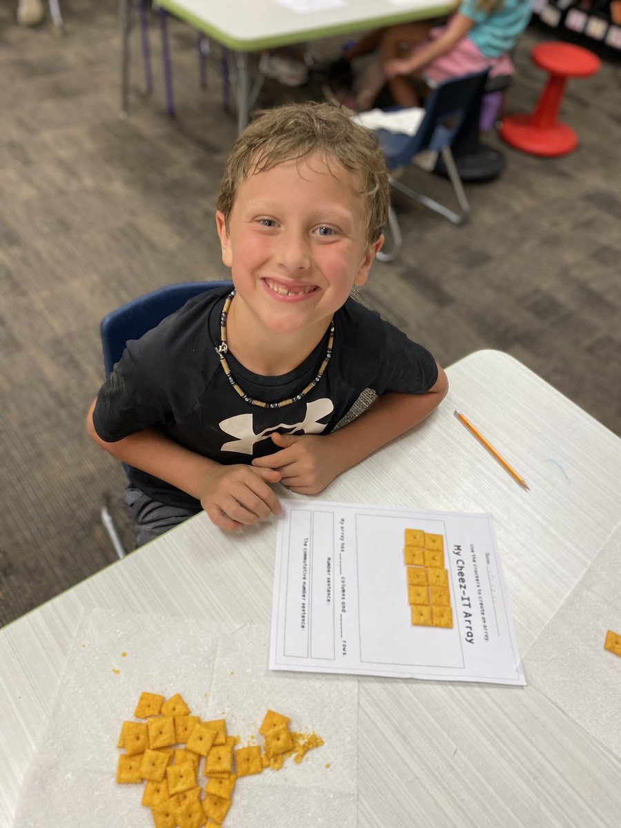 Today we made arrays! <a href="/HumbleISD_EGE/">Elm Grove Elementary</a> #egesoar