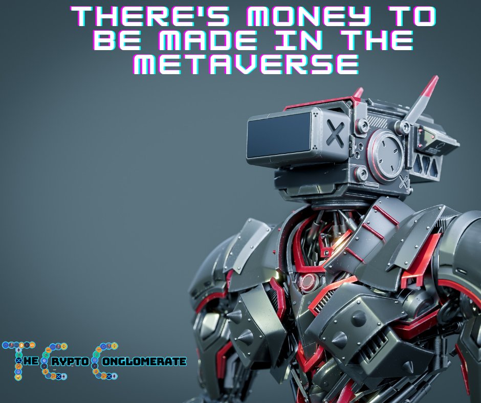 thecryptocongl1's tweet photo. Most people think that it's just VR glasses and games when it comes to the #Metaverse when actually, there's money to be made😎
#cometoclass https://t.co/MbpWq5YGJ7