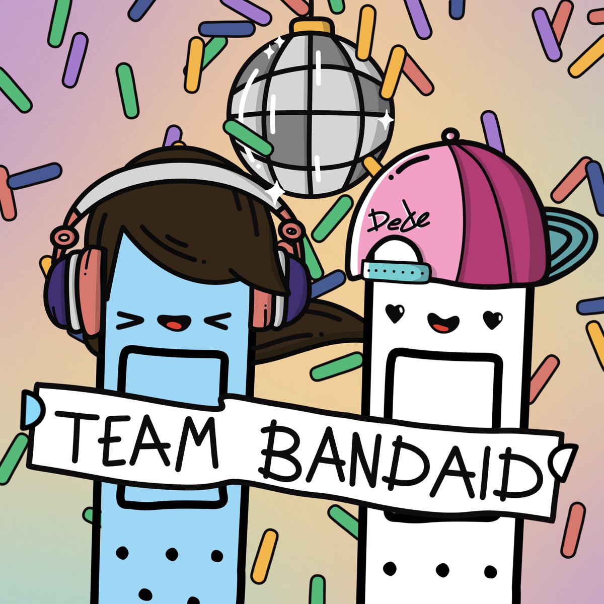 TeamBandaid_'s tweet photo. 🥳 Team Bandaid NFT Discord Party 🥳 

You are invited to our Discord party on 27/04!
https://t.co/AUL2IvJQPP

The party will include:
🔥Live electronic music by MixedShampoo 🎵 
🔥AMA sessions with the artists 🎨 
🔥NFT WL giveaway 🎉 

#partytime #NFT #NFTCommunity https://t.co/smZrWNNEyd