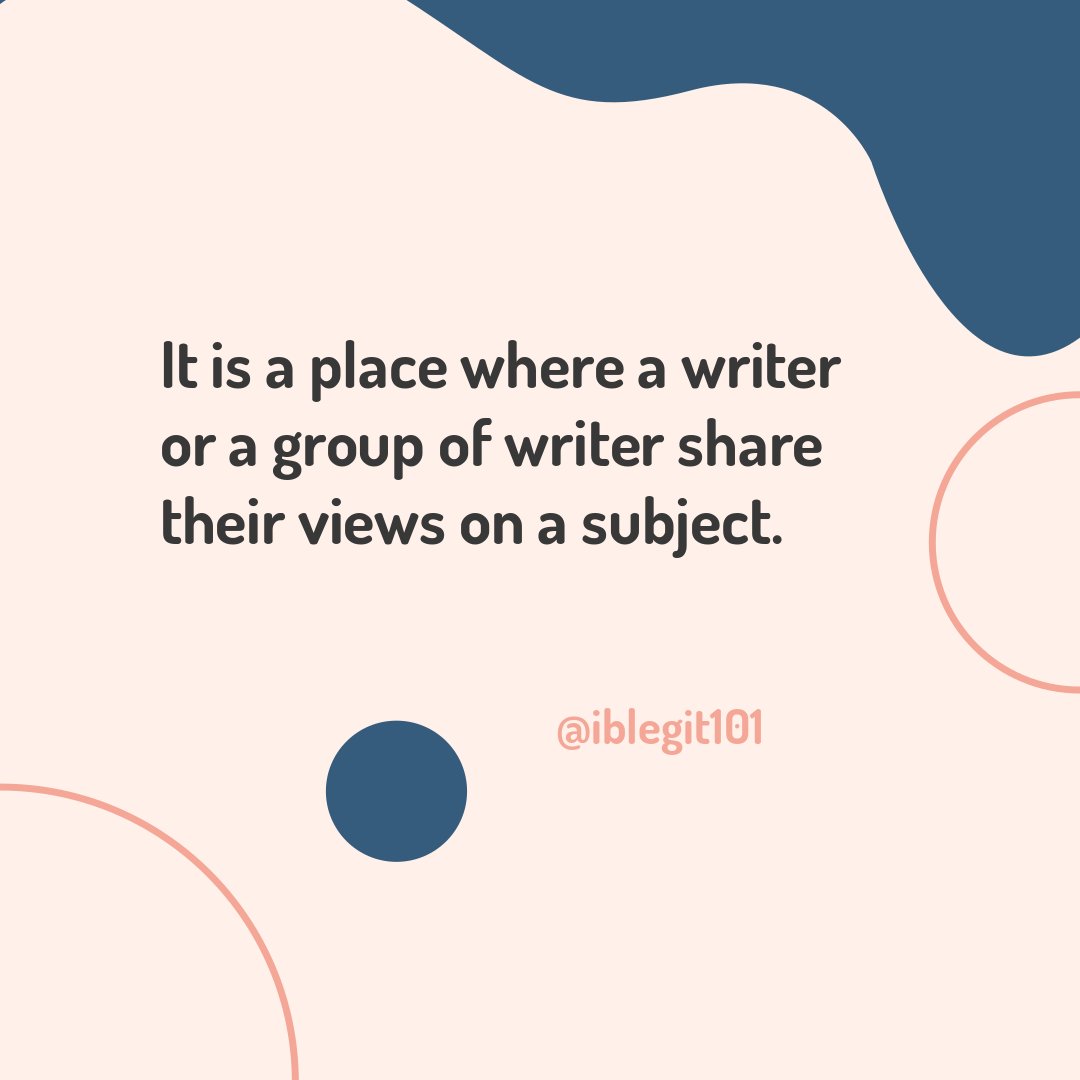 iblegit101's tweet image. What is a blog?
#blogging #blog #whatisablog