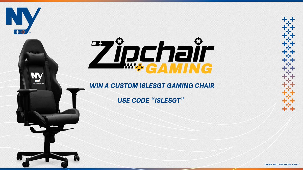 IslesGT's tweet image. We're giving away a brand new custom @IslesGT x @ZipchairGaming Chair 🎮🪑

To enter:
❤️ Like
♻️ Retweet
👥 Tag two friends 

*No Purchase Necessary
Rules: newyorkislanders.com/zipchairgiveaw…