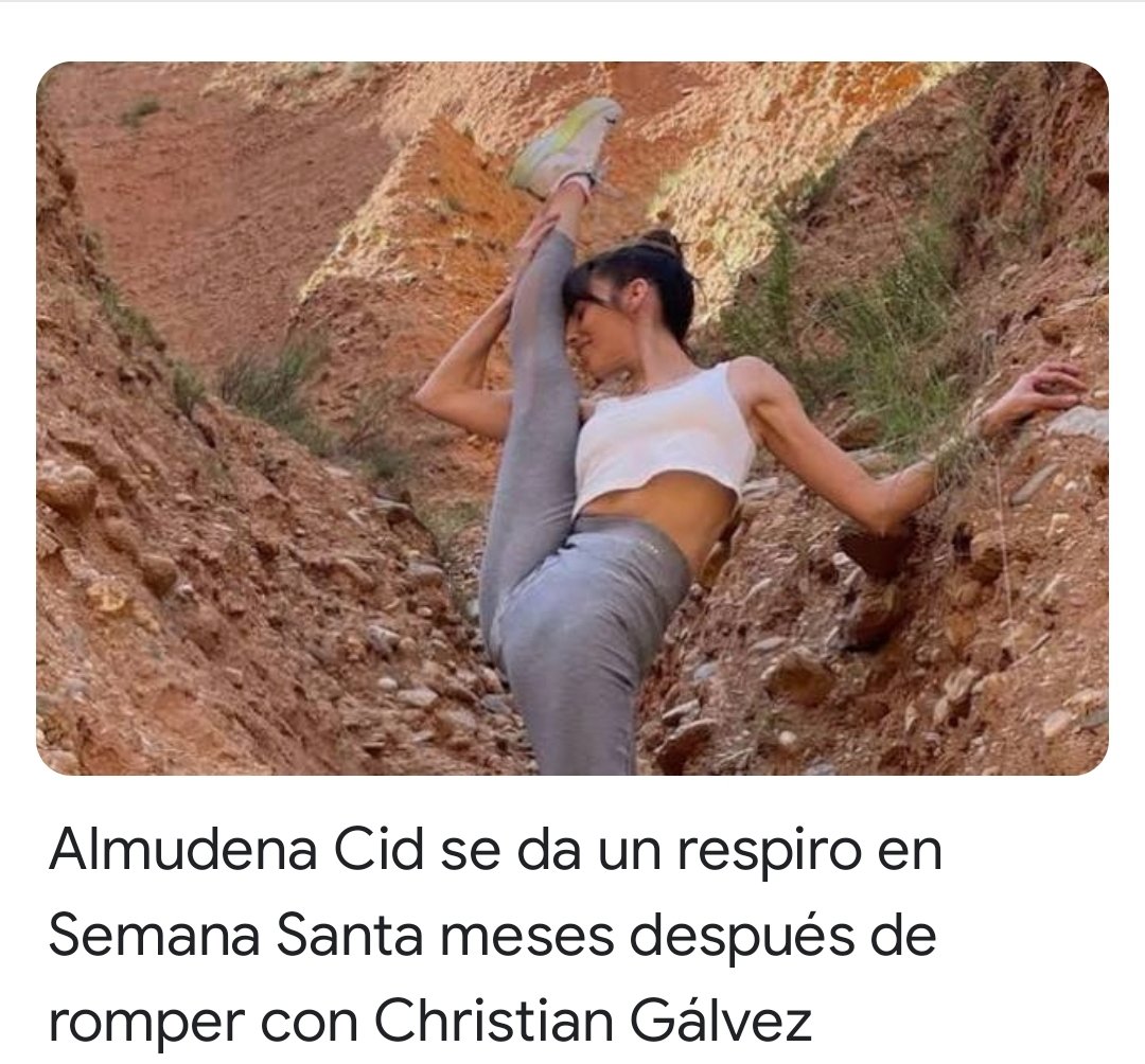 Lo típico de olerte la rodilla para darte un respiro.
