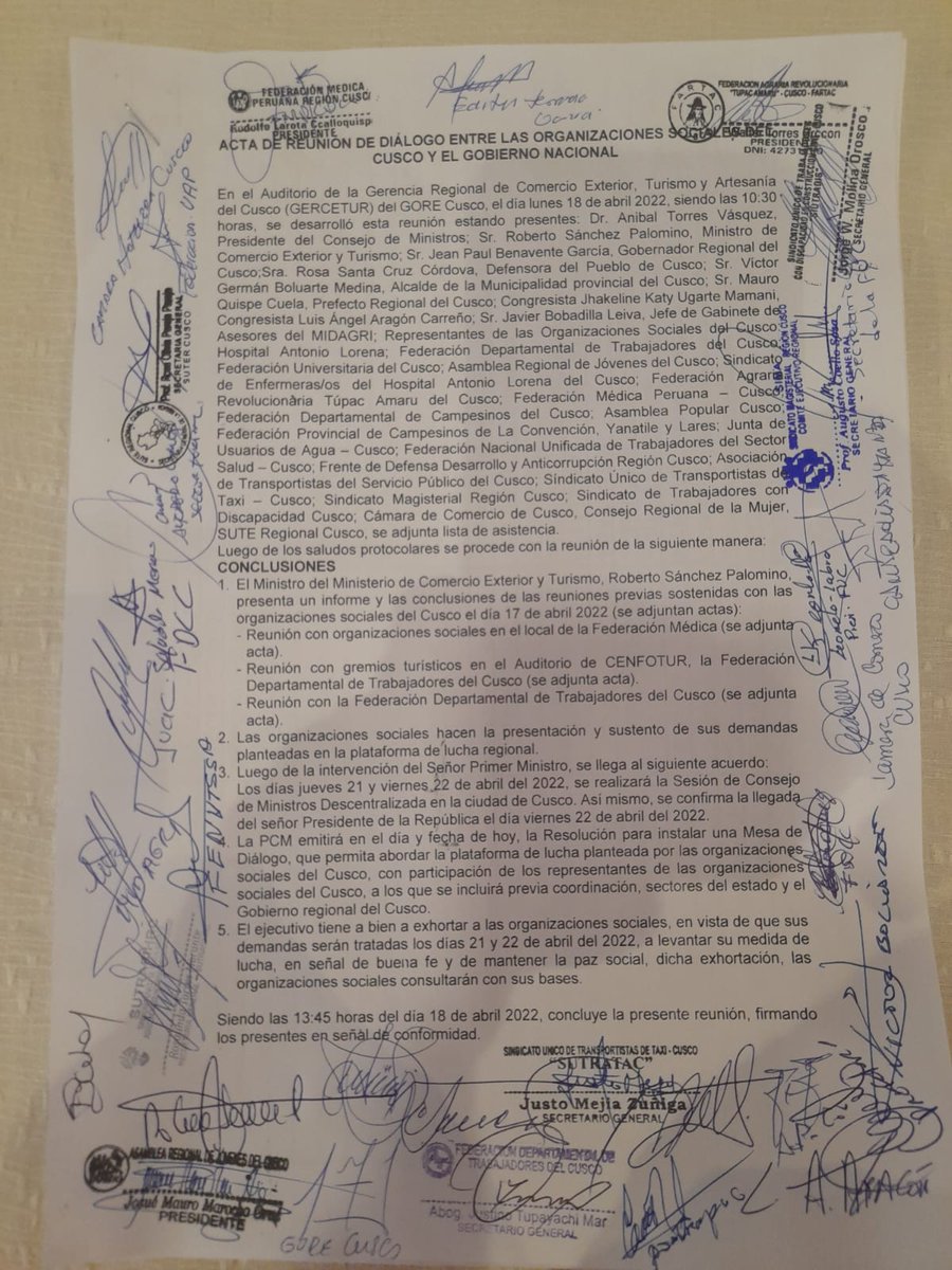 Roberto Sánchez Palomino tweet media