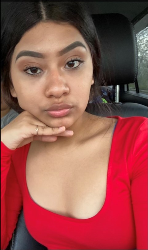 MISSING: ACPD is seeking assistance locating 14-year-old Anahi Azul Zurita Albarez. Described as a W/H female, 5'4” tall with brown hair, brown eyes and a nose piercing. She was last seen at approximately 12:30 p.m. today in the 400 block of S. George Mason Drive.