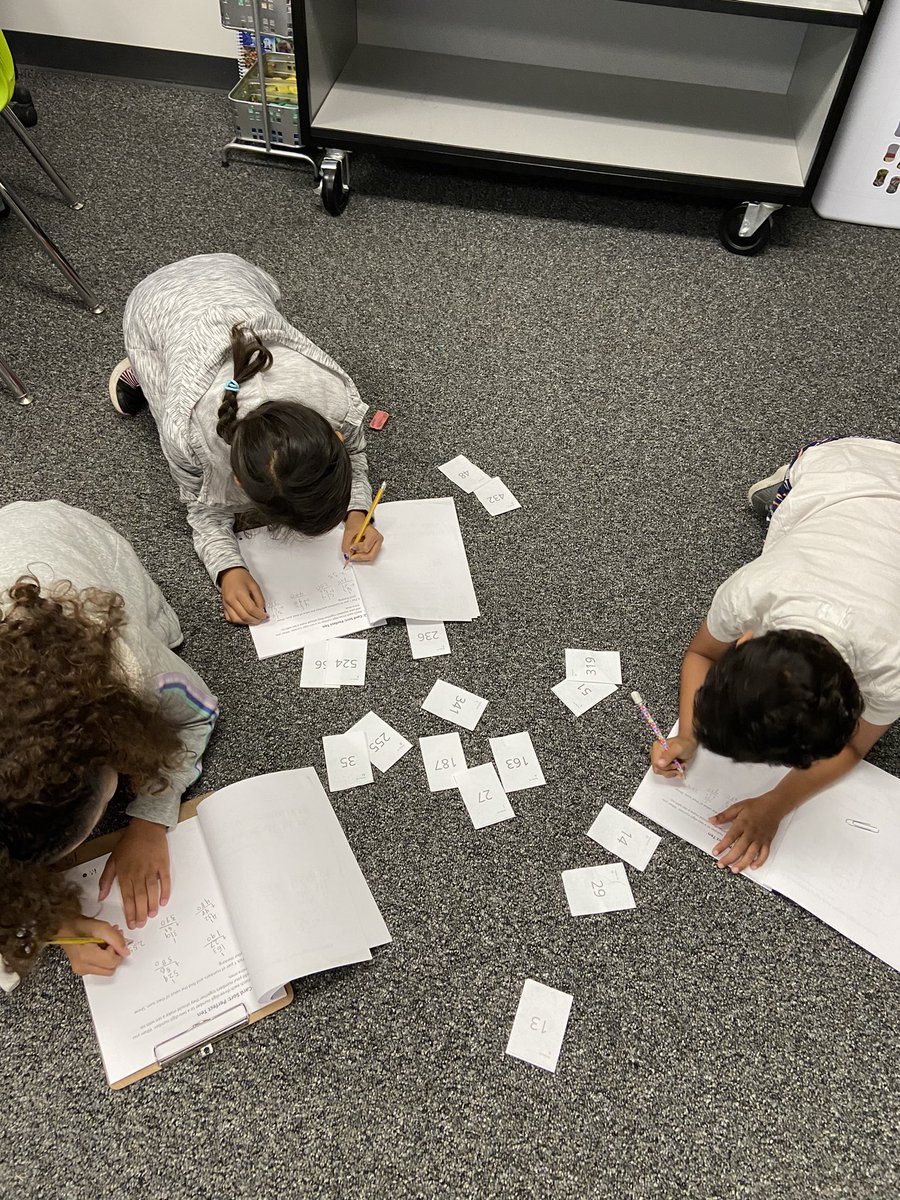 Imagine Math Pilot this week. 2nd graders at PHE making a perfect 10 collaborative activity. @lindseygatfield