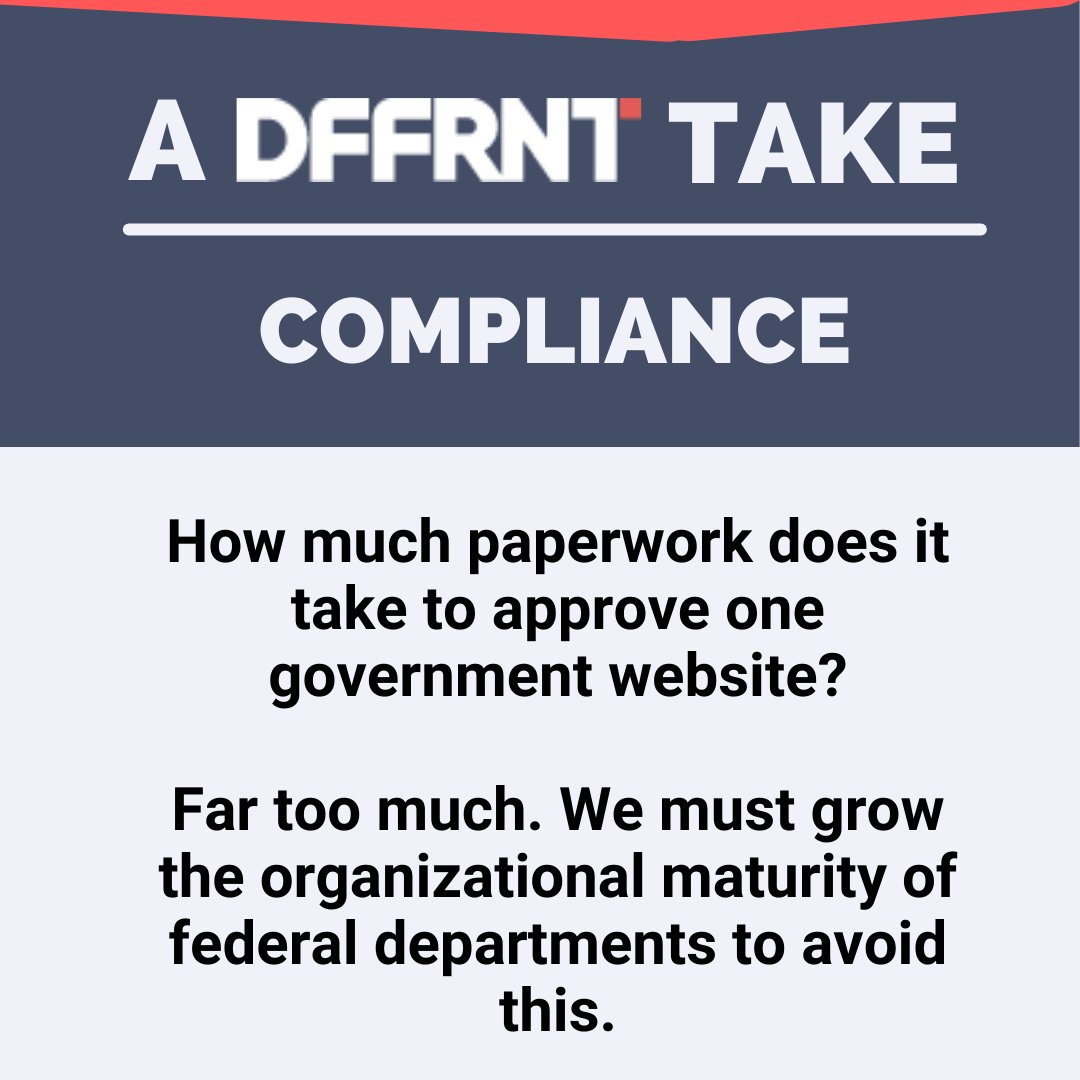 We_R_DFFRNT's tweet photo. A frustrated public servant made the news complaining about the paperwork needed to launch a simple website for the Gov of Canada. It struck a chord for many.
Read: https://t.co/G0eGzyb0Nf
Then see how design input can help: https://t.co/3cTjj36wFw #UX #GCUX #LeadersGC #GCDigital https://t.co/71cifS2dwp