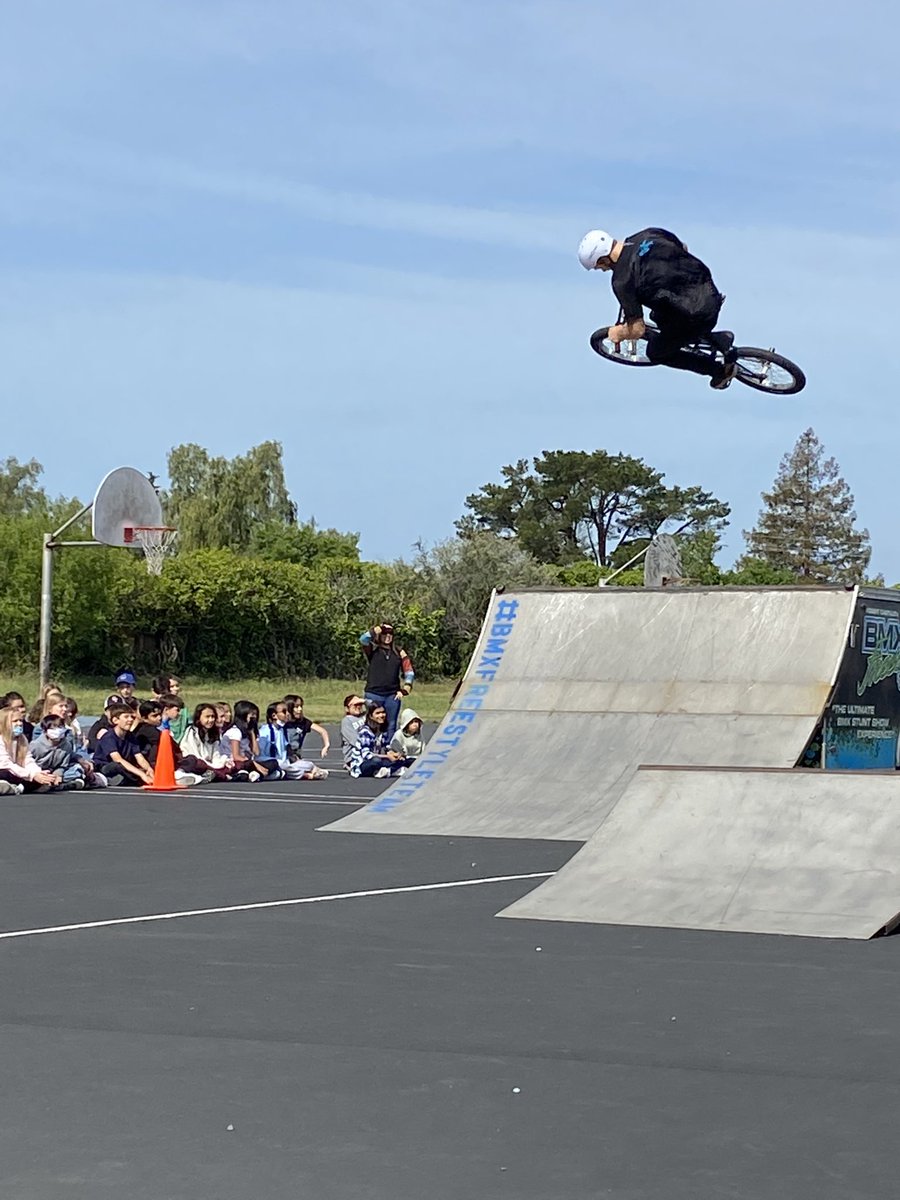 SunriseMHC's tweet photo. Thanks to Ayers Elementary for inviting us to their BMX assembly today! We had so much fun! https://t.co/joGSmGUF9C