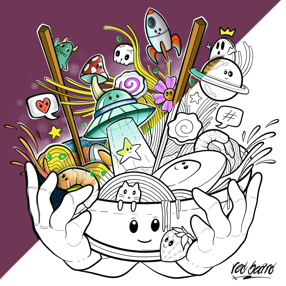 Sneak peek of the future 🤪
.
.
.
#NFTCommunity #NFTartist #objkt #Tezos #tezosart