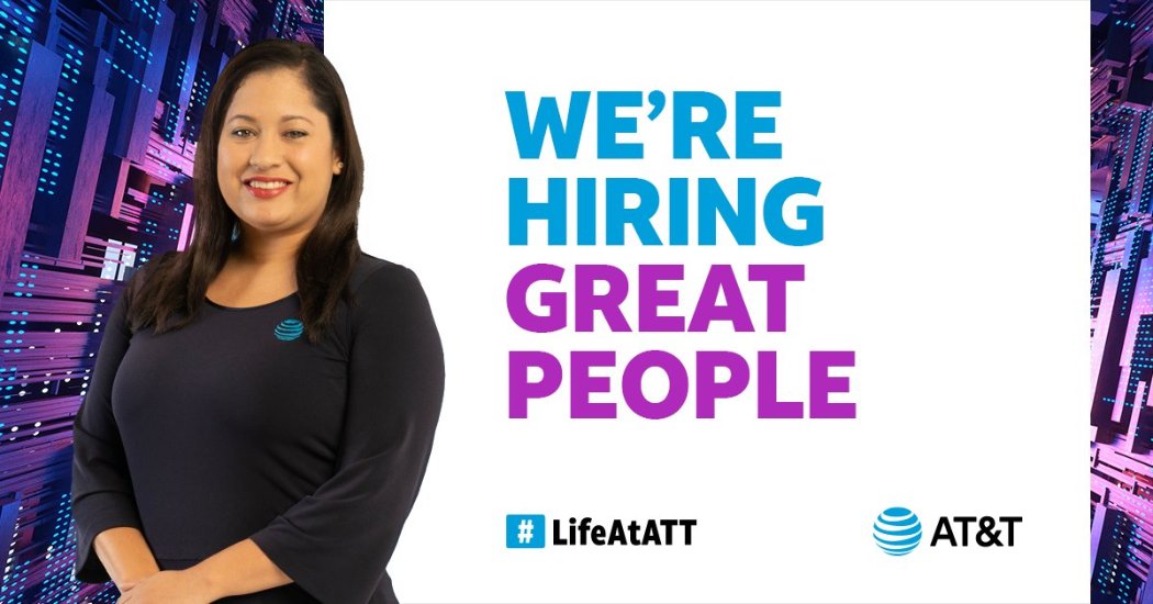 AT&amp;T ATL and Alpharetta Sales Team is hiring. Interview slots open now. Apply online and complete the virtual Job Tryout to schedule an interview: work.att.jobs/OSGA Hiring for Online Sales Rep &amp; Bilingual Spanish Online Sales Rep. SO many perks!
#ATLJobs #Alpharetta #Hiring