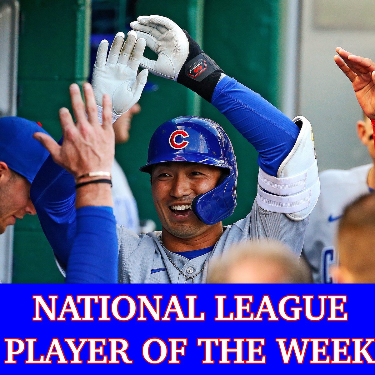 CubsZone's tweet photo. Seiya Suzuki’s first week in MLB earned him the NL Player of the week. 🙌🏼 #ItsDifferentHere https://t.co/PcSE6PneXq