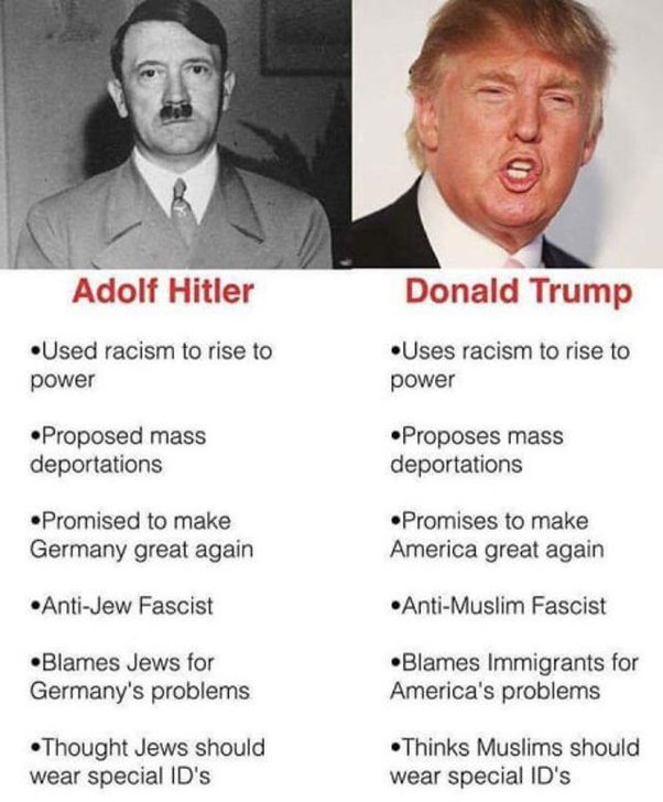 MarleyMfusa's tweet image. "America's Hitler" it sort of adds up doesn't it