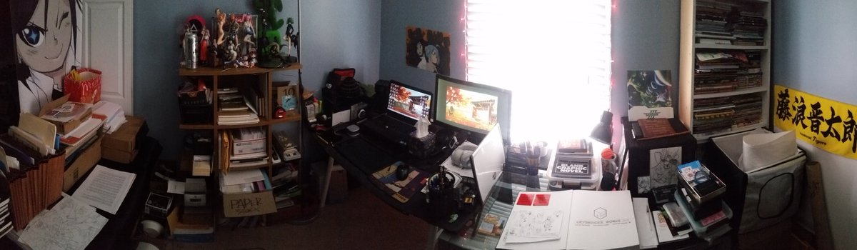 crybringer's tweet photo. Goodbye and good riddance, AGM. Hello, home office.
#CBWorks https://t.co/v08ZBRXsef