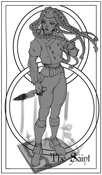 Stuck in work / study hell so have a sketch repost. #OC #wip 